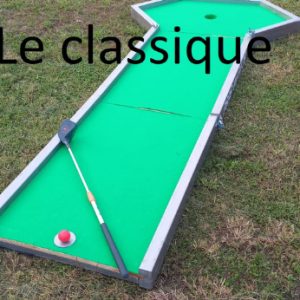 piste de mini-golf classique