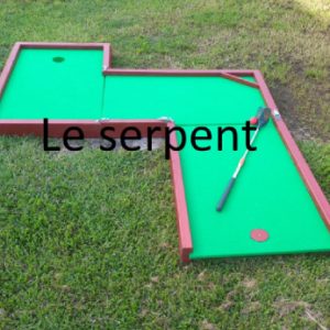 le serpent, un parcours à obstacle