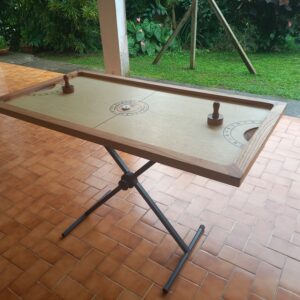 Air hockey sur bois pour des compétiteur aguerrit