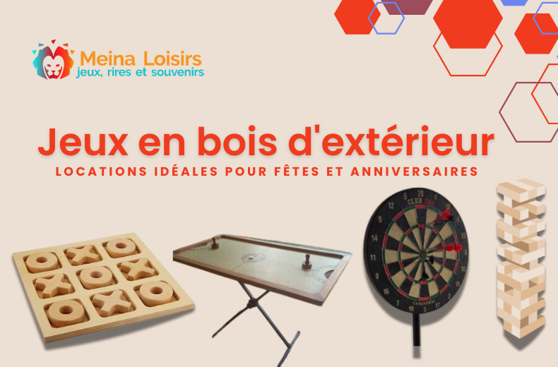 Jeux en bois d'extérieur