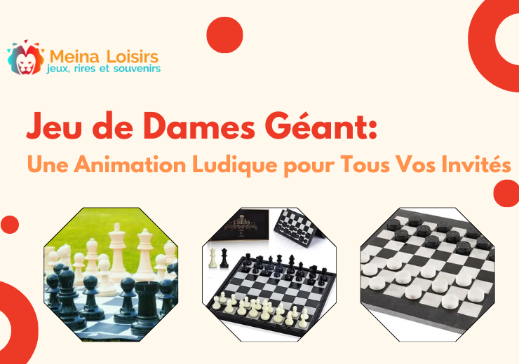 Jeu de Dames Géant