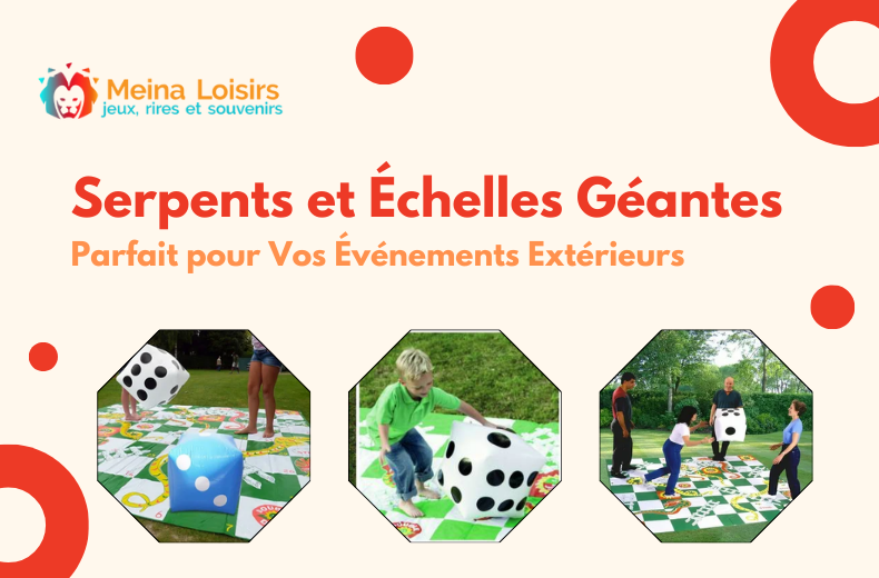 Serpents et Échelles Géantes : Parfait pour Vos Événements Extérieurs