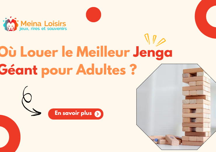 Jenga Géant pour Adultes