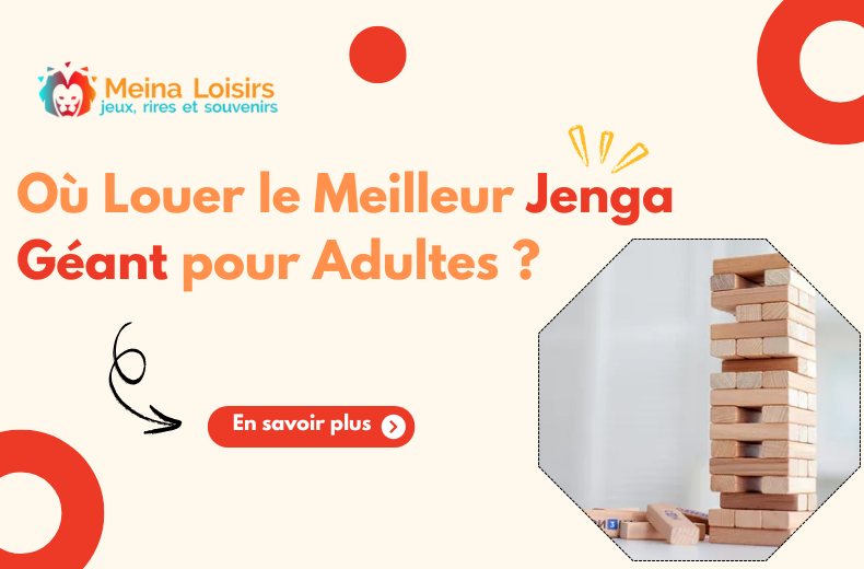 Jenga Géant pour Adultes