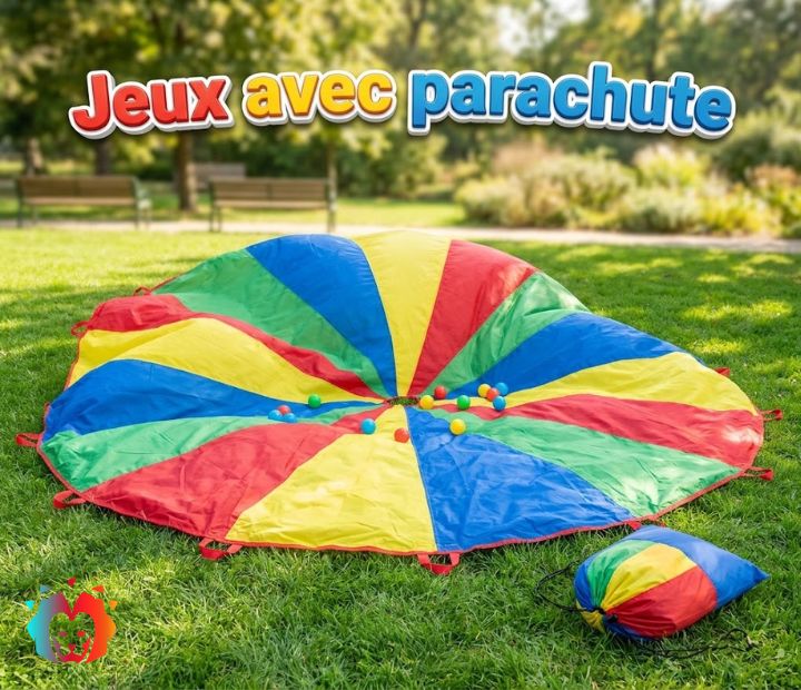 Jeux avec parachute