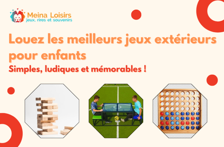 Louez les meilleurs jeux extérieurs pour enfants