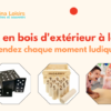 Jeux en bois d'extérieur à louer