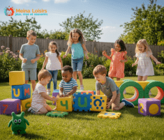 Activités ludiques 3–5 ans : éveil sensoriel, motricité fine, imagination et joie de jouer.