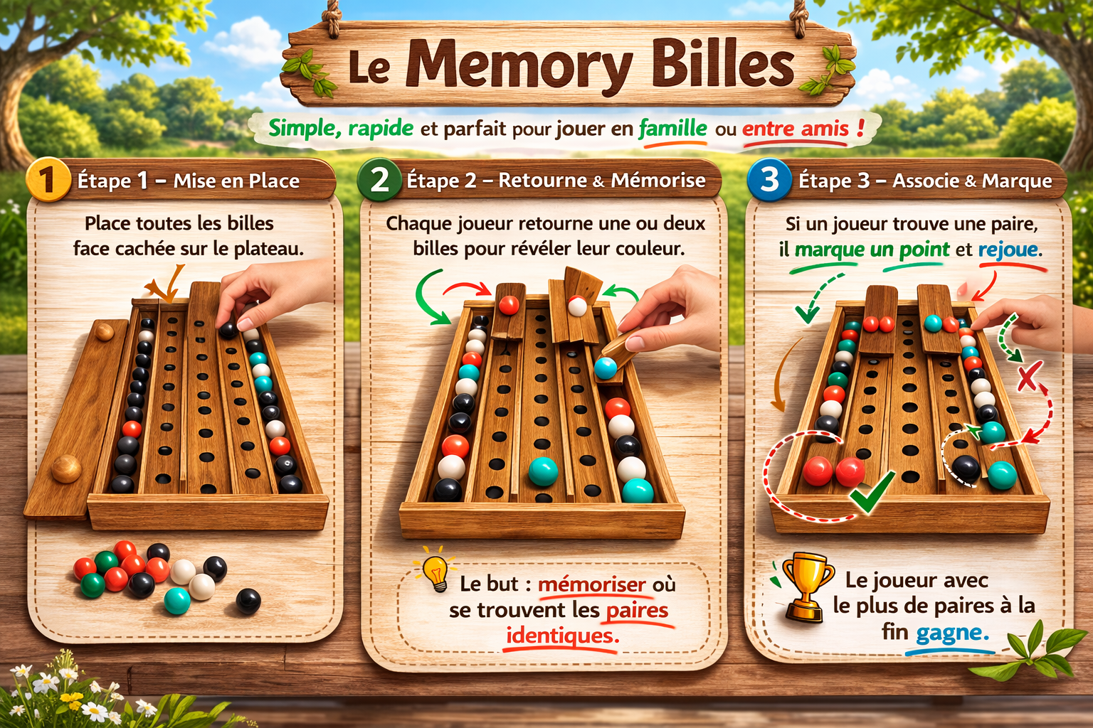 Le Memory Billes – Règles du Jeu en 3 Étapes Simples