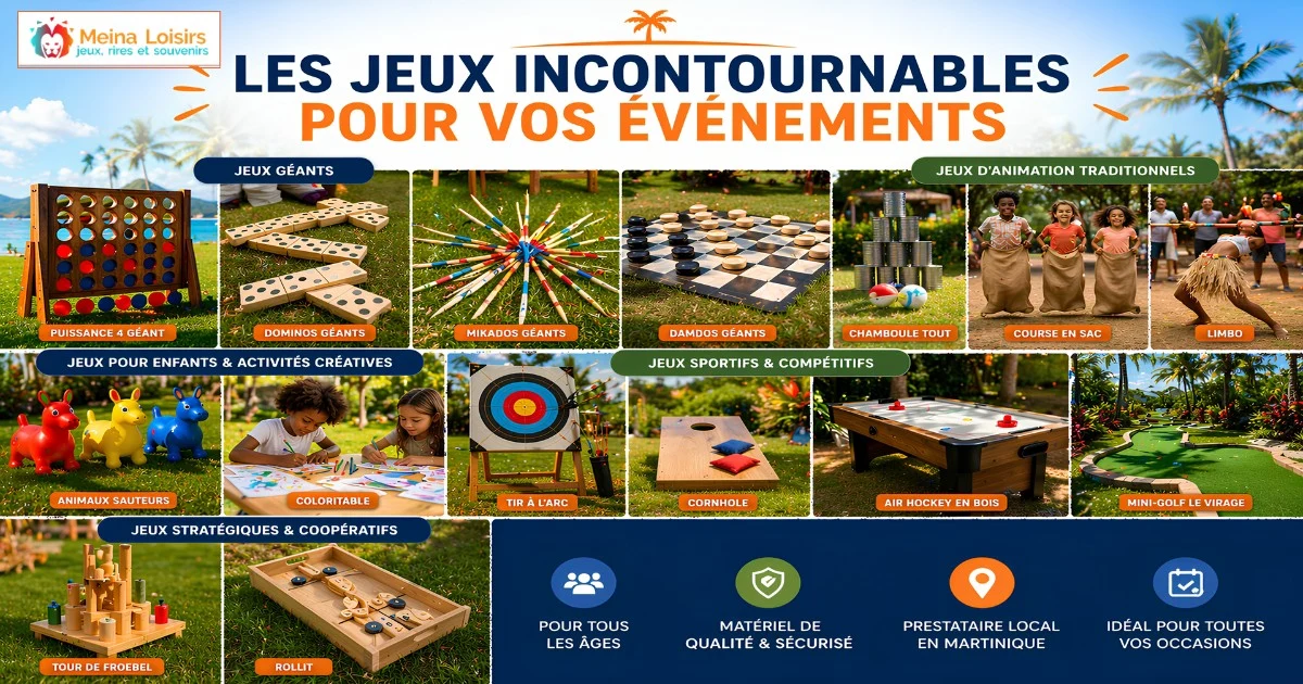 Les Jeux Incontournables pour Vos Événements